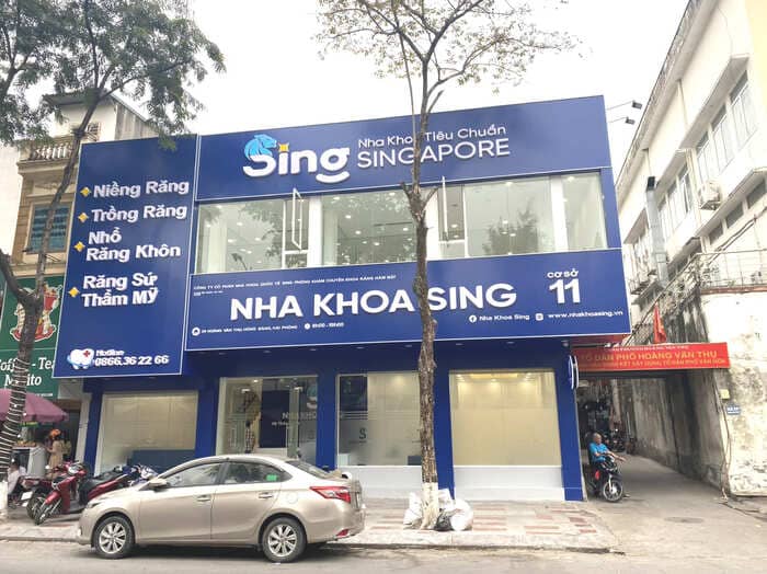 Mặt Tiền Nha Khoa Sing